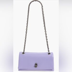 Marc Jacobs The Dual Chain Strap Mini Bag Purple Shoulder Bag NWT